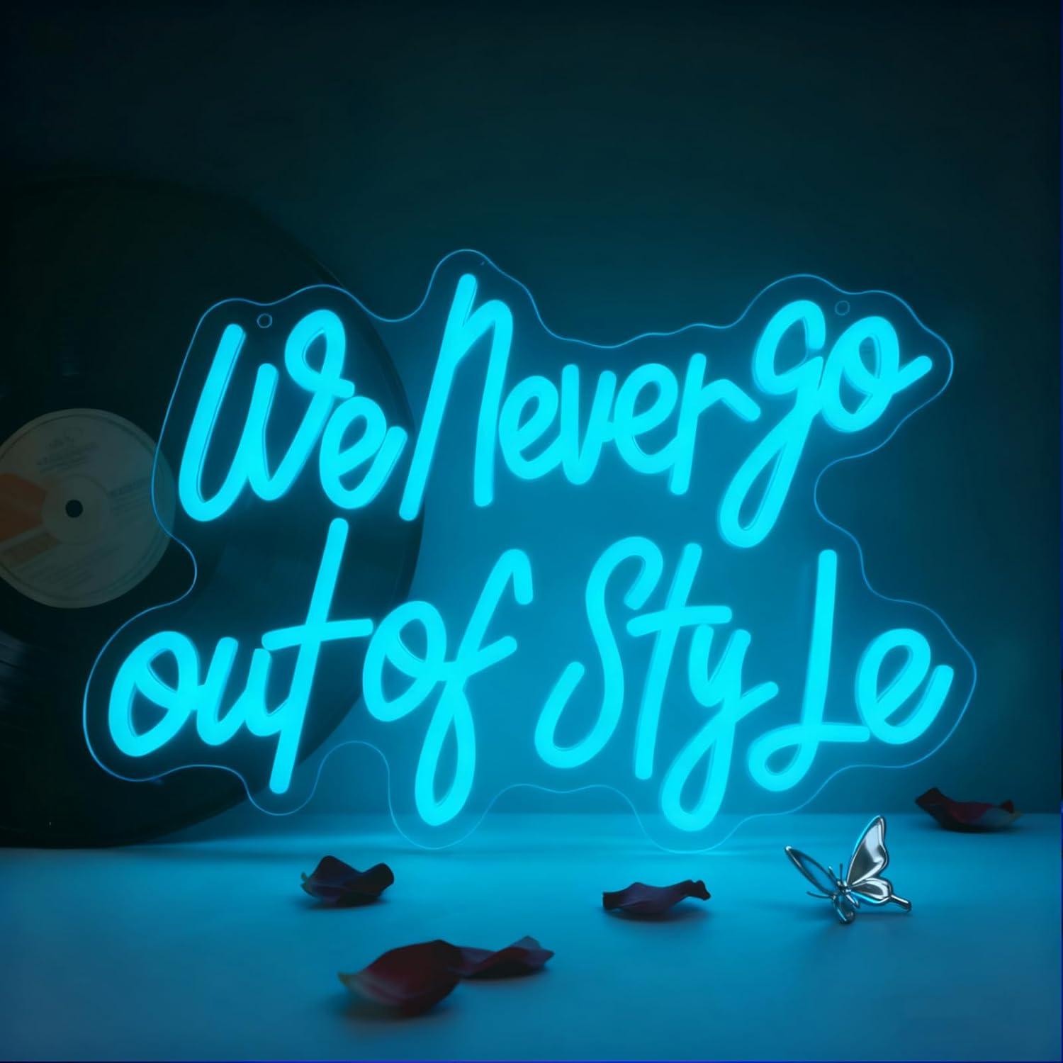 Neon Sign Party - 決して流行を失わないネオンサインUSB調光LEDライト、ライブミュージックコンサート、寝室、クラブ、パーティーの装飾、ギフト、ナイトライトに最適