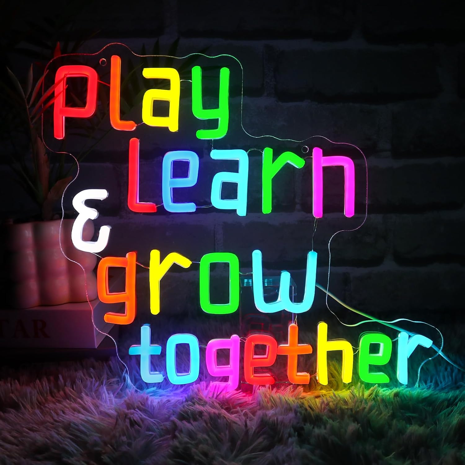 Neon Sign Party - Play Learn Grow Together ネオンサイン USB