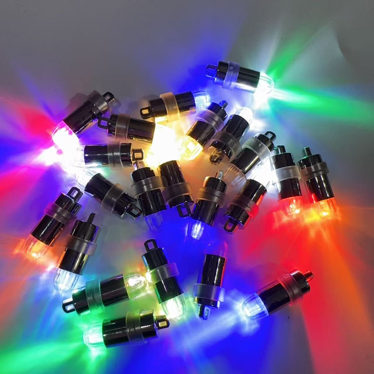 Led Balloon Light - 8 個ミニ超高輝度防水バルーンライトクリエイティブ LED DIY レインボーパーティー子供手作り発光ランプおもちゃバッテリー付き