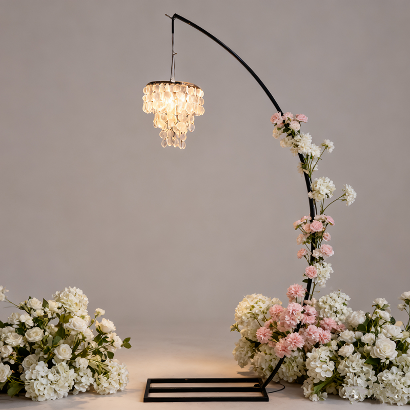 Party Event Supply Store - 結婚式パーティー用品店 高級シャンデリア 鉄製スタンド ステージロードリード装飾 イベント小道具 カスタムフラワーフレーム