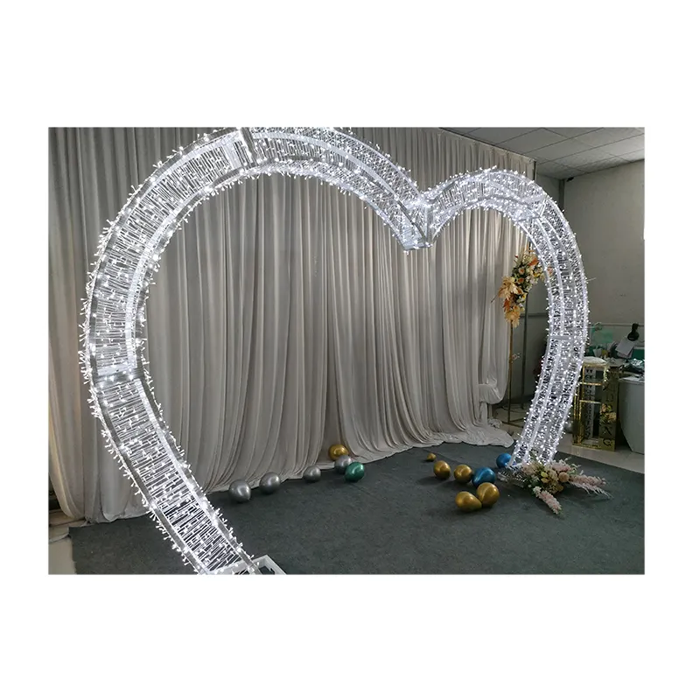 Party Event Supplier - ホット販売ゴールド トリム フラワー アクリル カラフルな背景パネル スタンド