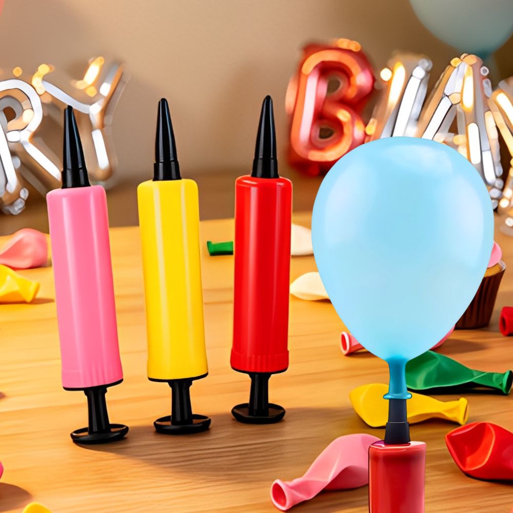 Balloon Pump Hand - 1/5/8 個バルク混合色ハンドバルーンインフレータ軽量エアポンプパーティーアクセサリー YMY