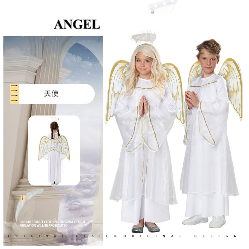 Event Launch Party - 新発売のハロウィン用子供用エンジェルコスチューム、パーティー、学校行事、舞台衣装に最適なエンジェル衣装