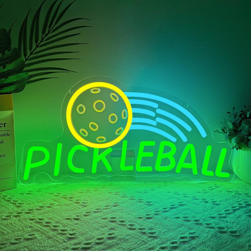 Neon Sign Party - ピックルボール ネオンサイン USB調光式LEDネオンライト バー 寝室 クラブ