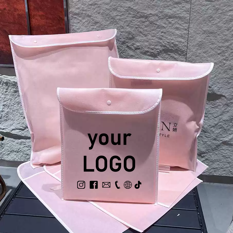 Event Party Shop - 50 個不織布バッグボタン付きショッピングバッグプロモーションリサイクル可能なバッグトートギフトバッグカスタム印刷ロゴ無料デザイン