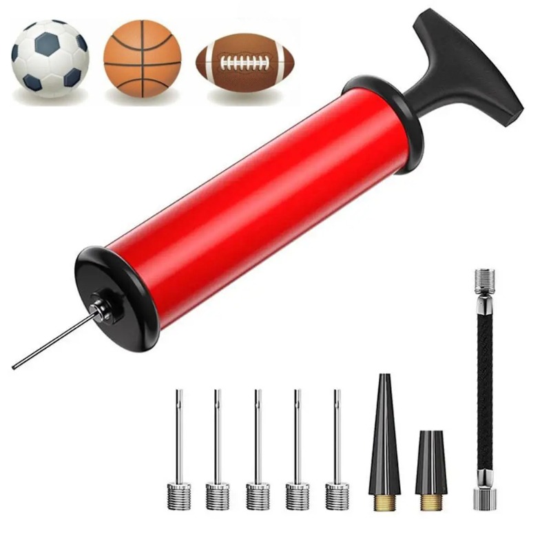 Balloon Pump Hand - フレキシブルホースボールポンプハンドポンプインフレーターポータブルバスケットボールサッカーバレーボールエアポンプ膨張プッシュホース