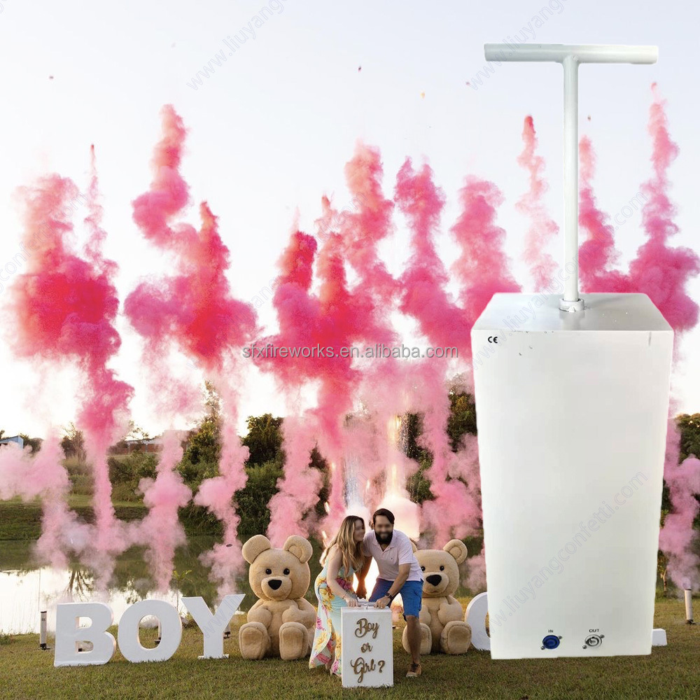 電動ジェンダーリビールスモークブラスターTNTスタートリモコ - Confetti Cannon Tube のレビューと価格