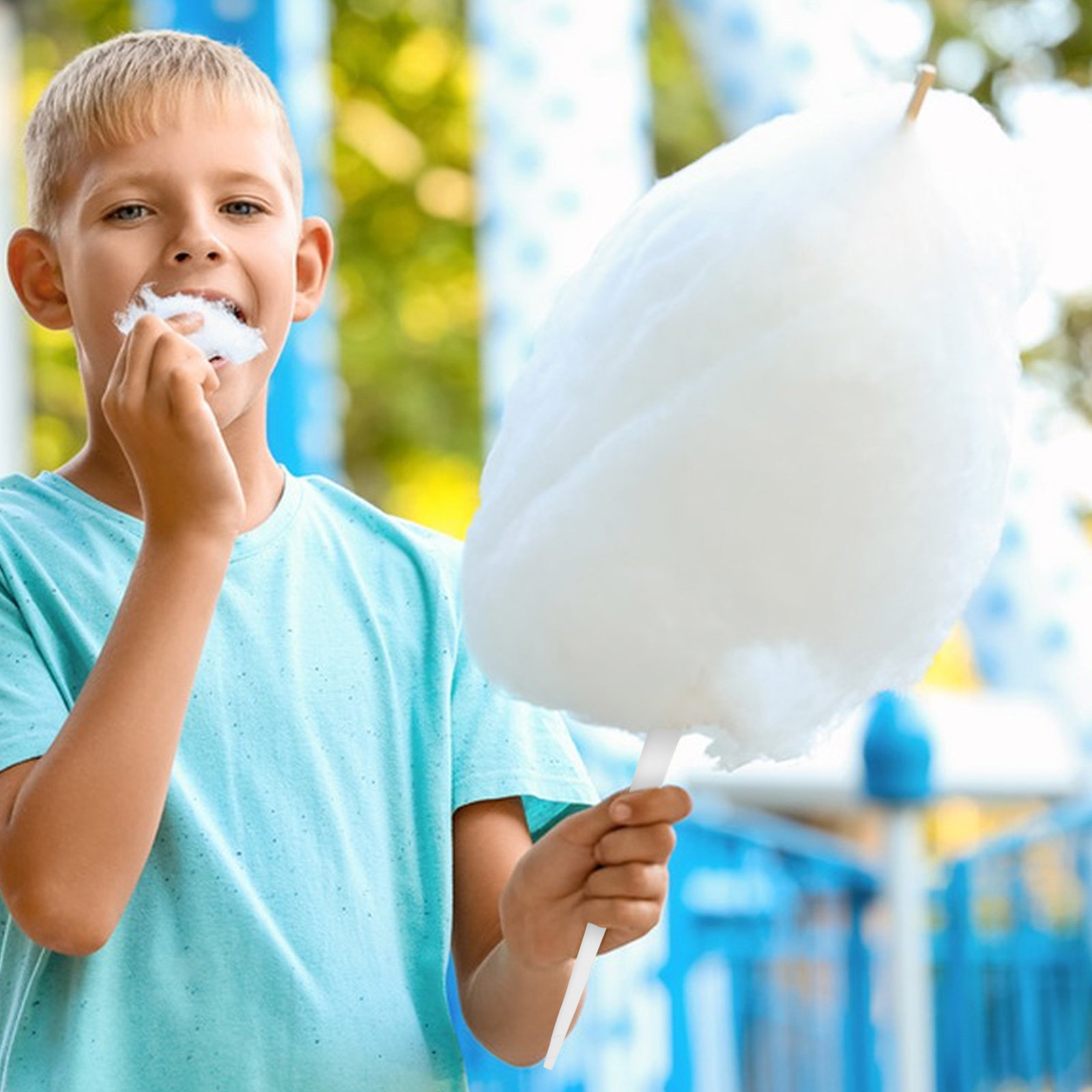 20 個の滑らかな耐熱紙キャンディスティック綿菓子アクセサリ - Cotton Candy Cone のレビューと価格