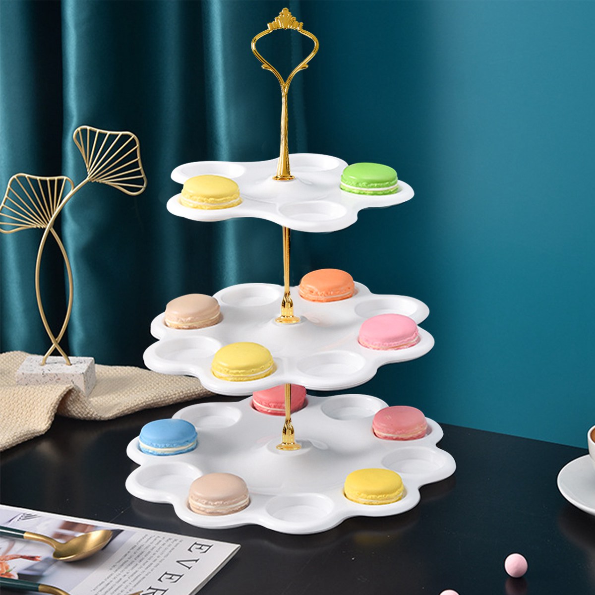 ケーキ,カップケーキ,フルーツプレート,デザートホルダー,ヨ - Cupcake Stand Tier のレビューと価格