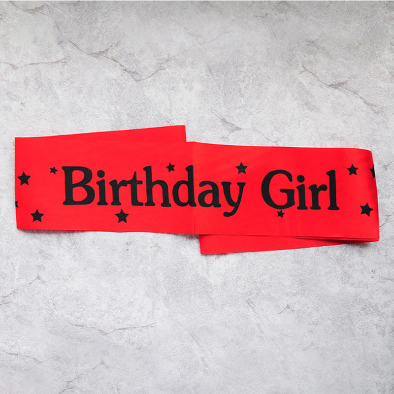 女の子のためのマーメイドサテンリボン,誕生日パーティーの装飾 - Birthday Sash Glitter のレビューと価格