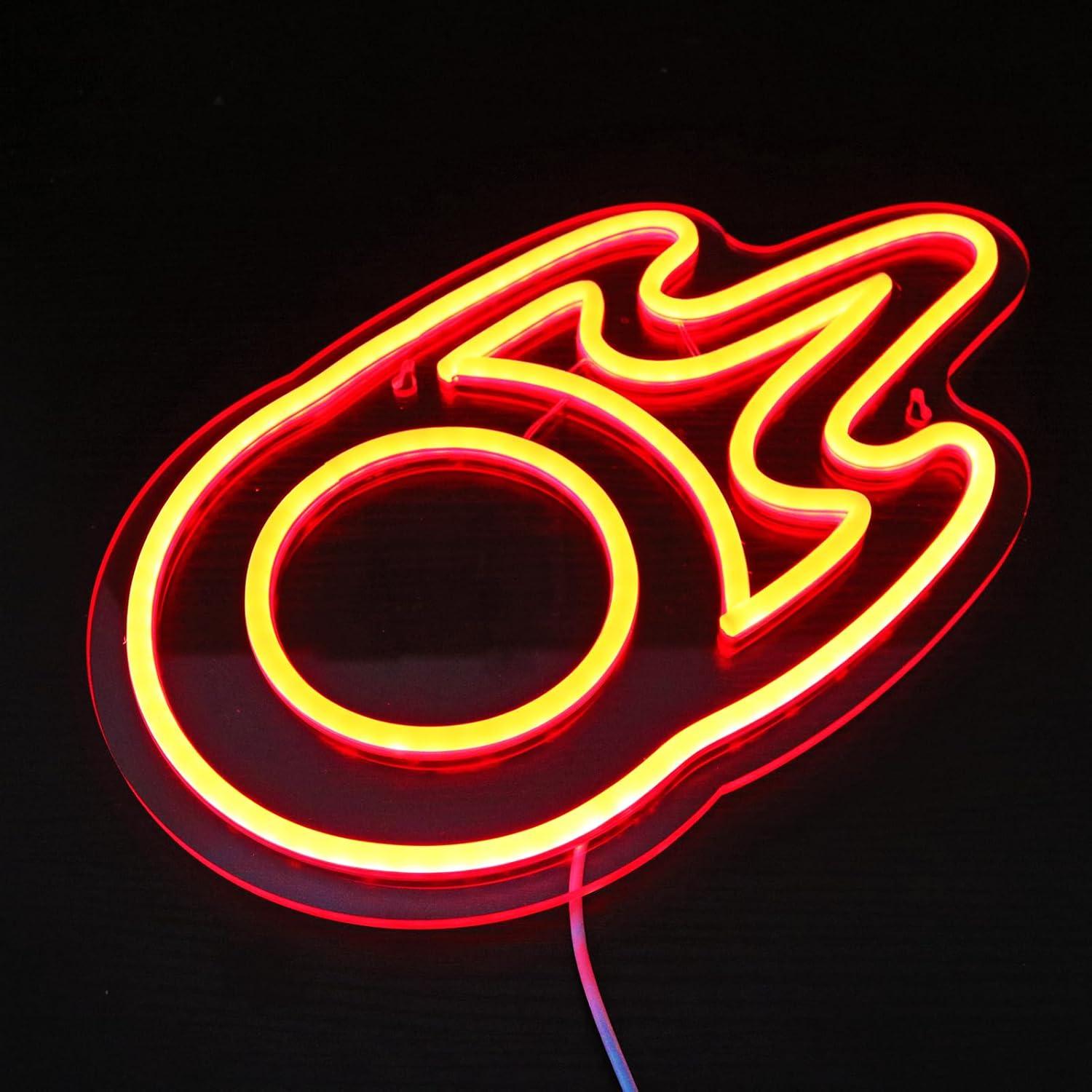 ゲーミング学者ネオンサイン USB電源 LED調光可能ネオン - Neon Sign Party のレビューと価格