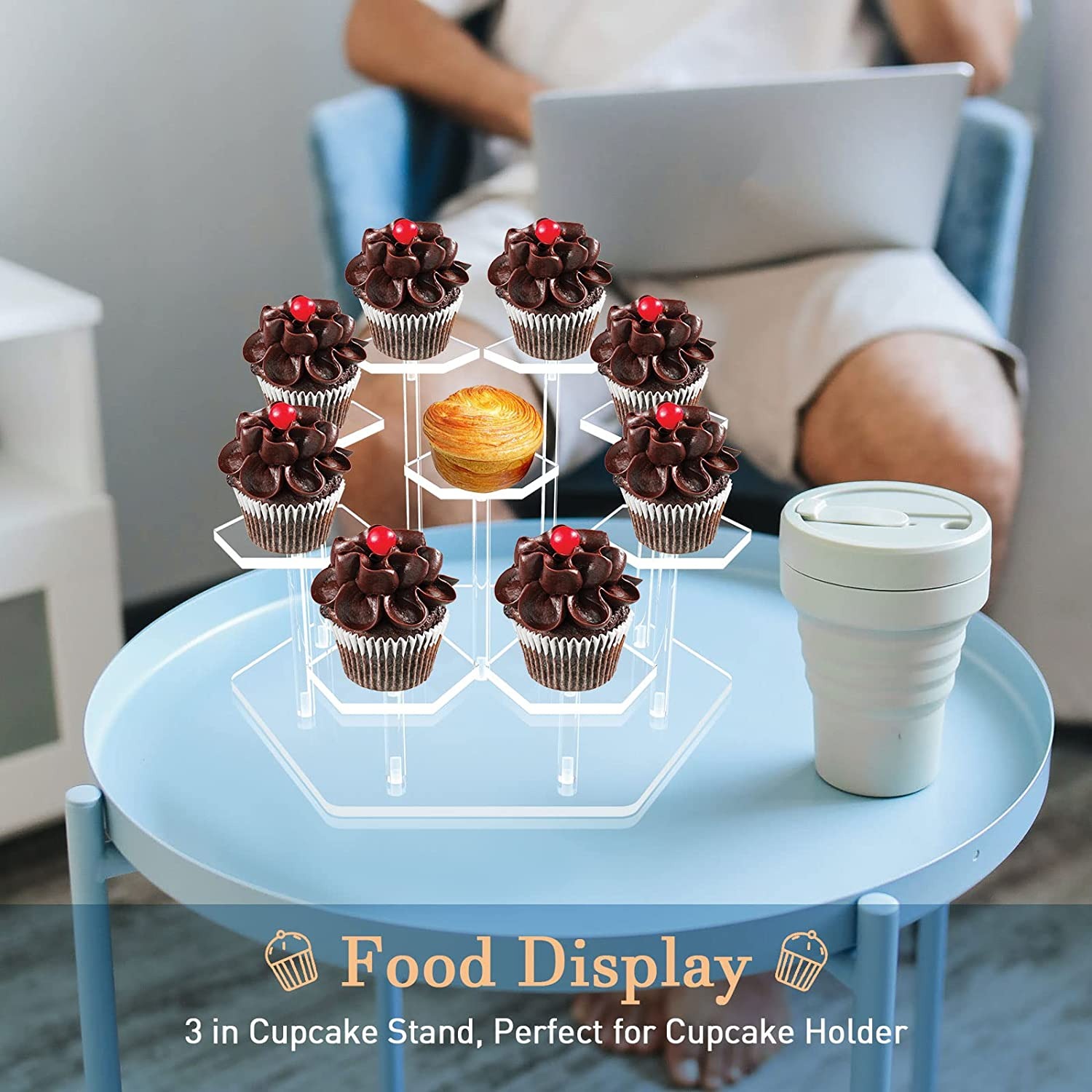 ファンコポップフィギュア用の8/9レベルのアクリルディスプレ - Cupcake Stand Tier のレビューと価格