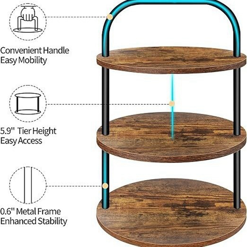 ABLN-木製カップケーキスタンド デザートテーブルディスプ - Cupcake Stand Tier のレビューと価格