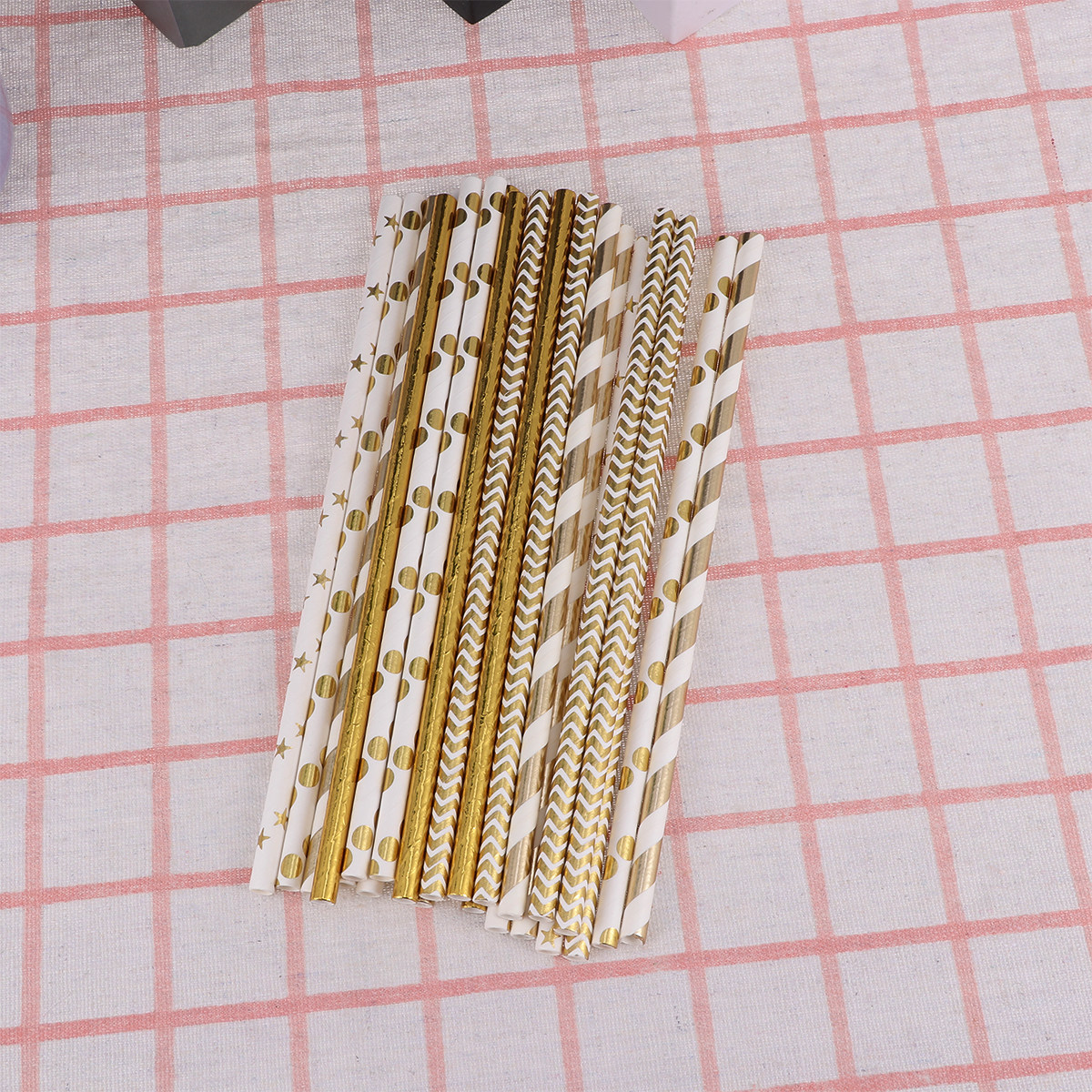 50本入り ハート型ペーパーストロー 生分解性 使い捨て グ - Paper Straw Color のレビューと価格