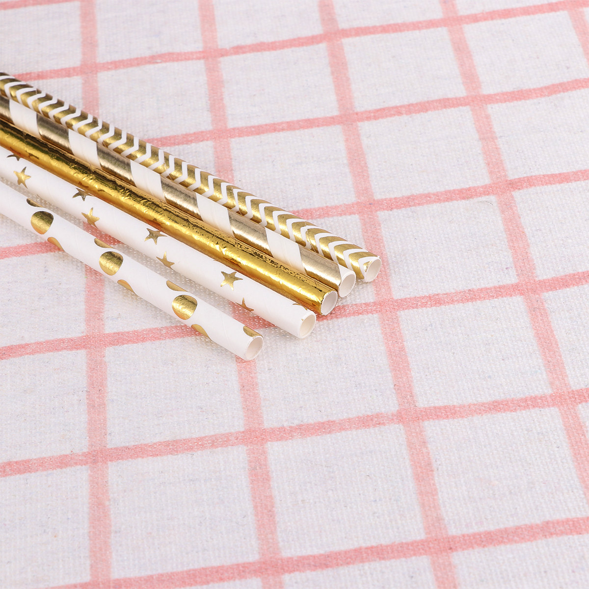 50本入り ハート型ペーパーストロー 生分解性 使い捨て グ - Paper Straw Color のレビューと価格