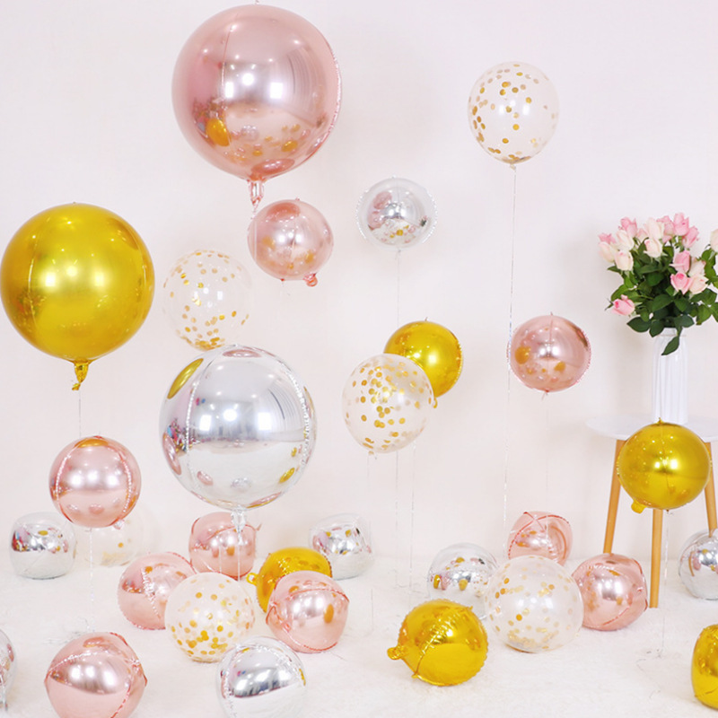 5個入り 10インチ、18インチ、22インチ 4D丸型メタル - Party Event Supply Store のレビューと価格