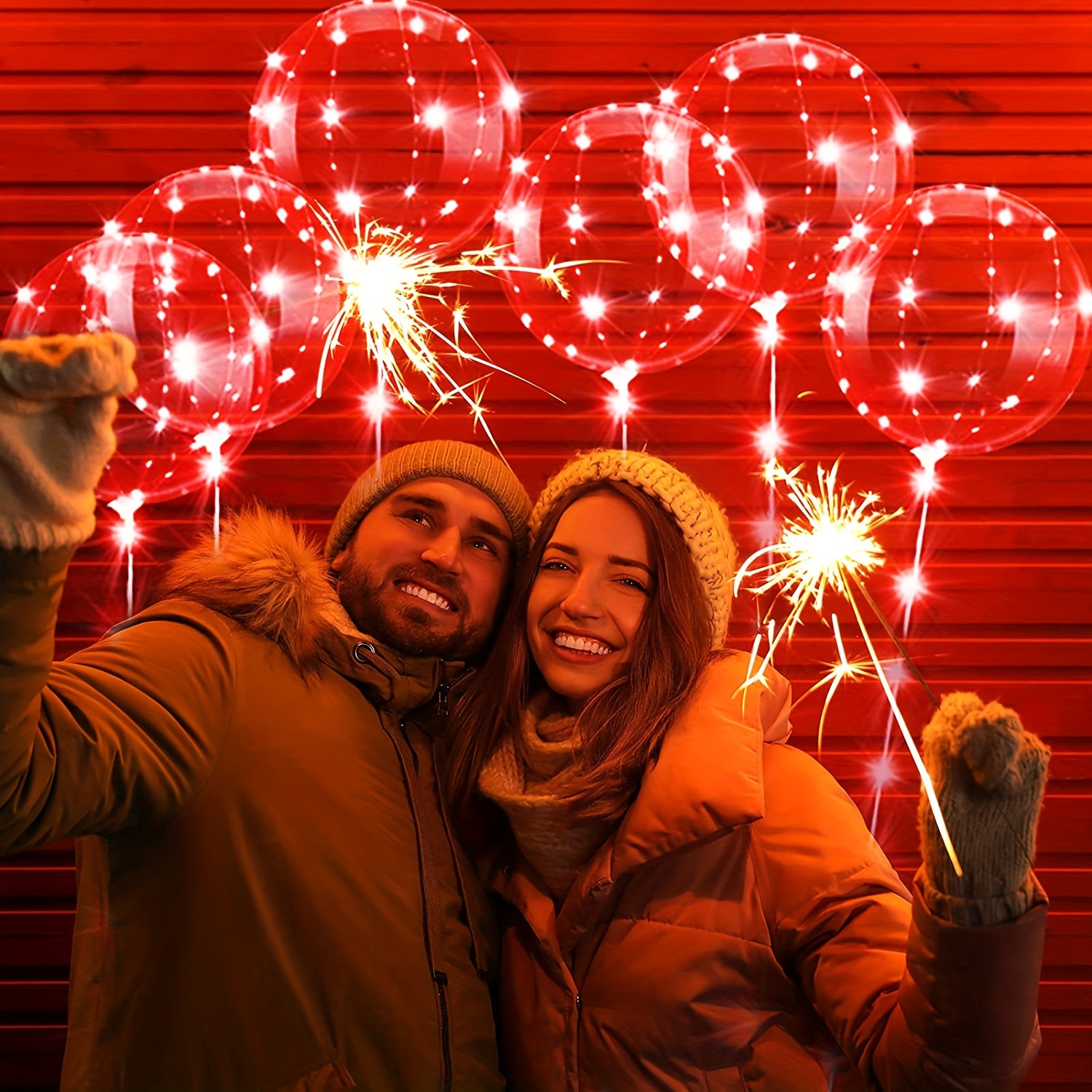 4 個の LED バルーンライト付き発光透明ボボバルーン結婚 - Led Balloon Light のレビューと価格