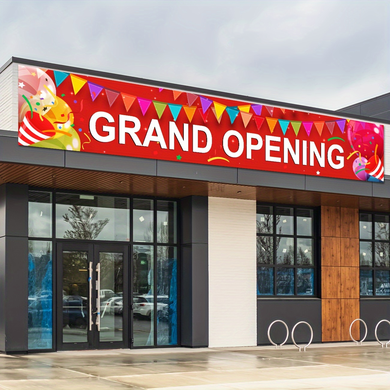 ショップ用の大きな広告背景装飾、グランドオープニングバナー、 - Party Event Supply Store のレビューと価格