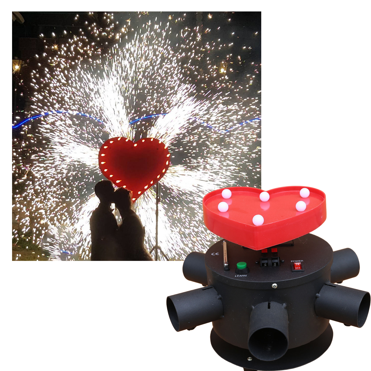 屋内花火コールドスパーク噴水風車発射システムステージウェディ - Event Launch Party のレビューと価格
