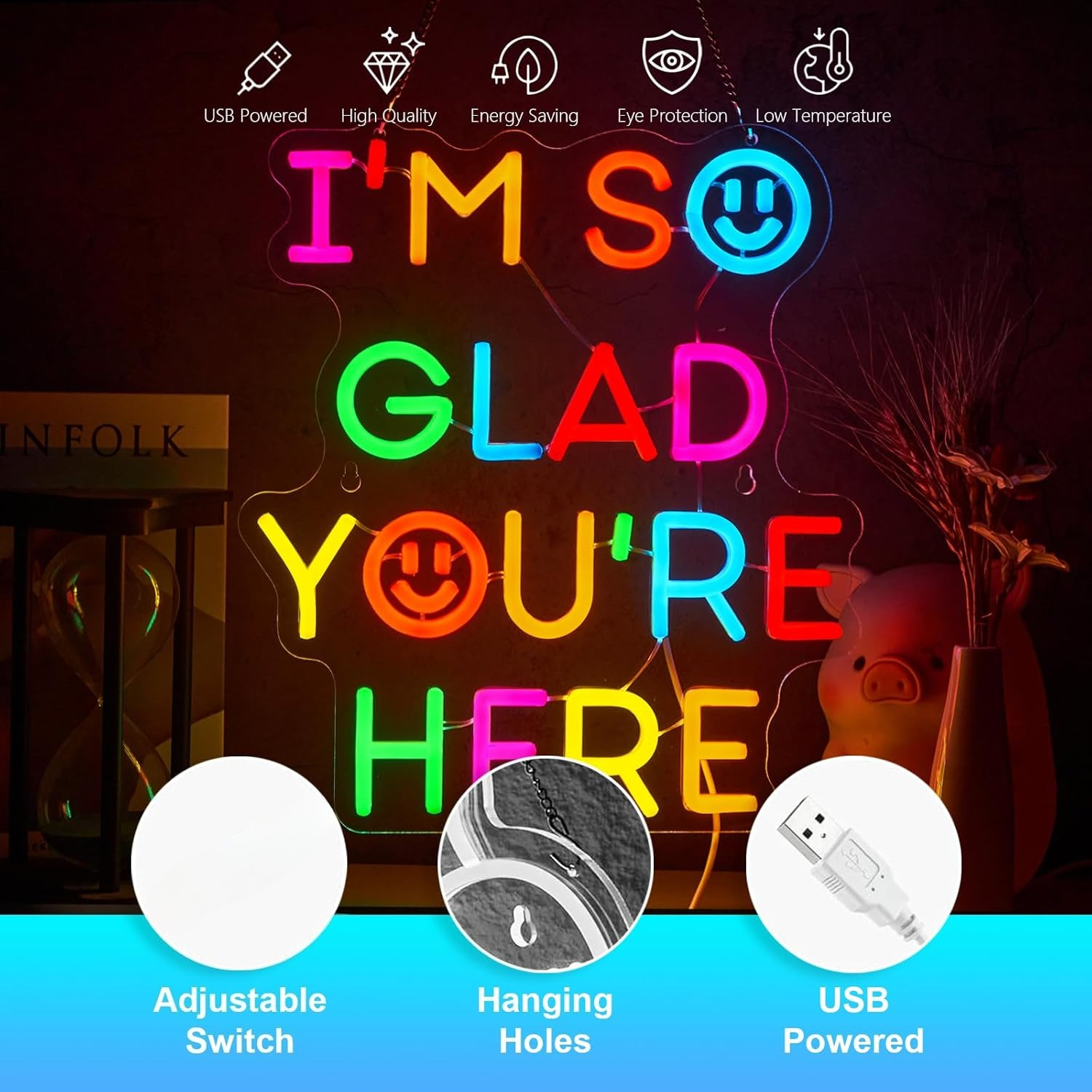    I'm So Glad You're Here ネオ - Neon Sign Party のレビューと価格
