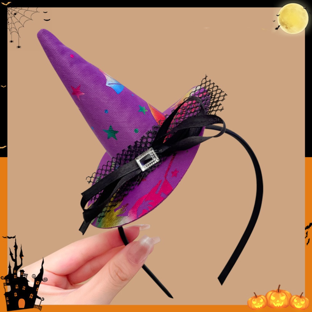 パーソナリティスパイダーハロウィン魔女帽子ヘッドバンドゴース - Party Hat Cone のレビューと価格