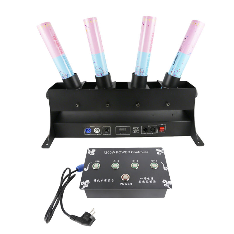 4つのチューブで男の子か女の子かを発表する電子式スプレー紙吹 - Confetti Cannon Tube のレビューと価格