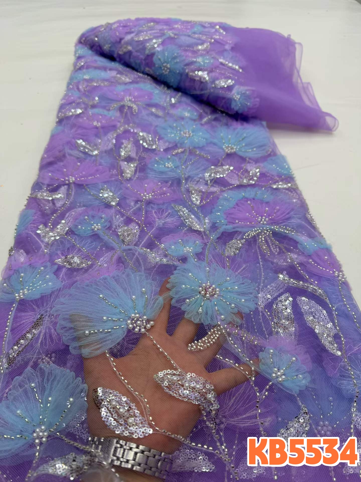 YALISI アフリカ 3d フラワービーズスパンコールレー - Glitter Tablecloth のレビューと価格