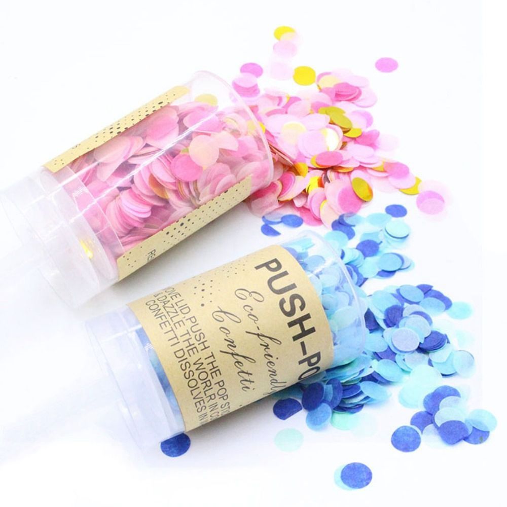 誕生日や結婚式のギフト用の丸い紙吹雪 - Confetti Cannon Tube のレビューと価格