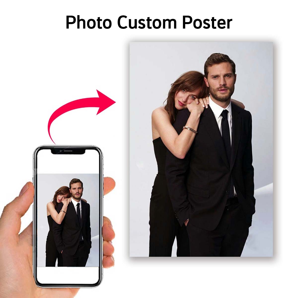 カスタムプリントキャンバス絵画、あなたの写真から作る、結婚式 - Eve Party のレビューと価格