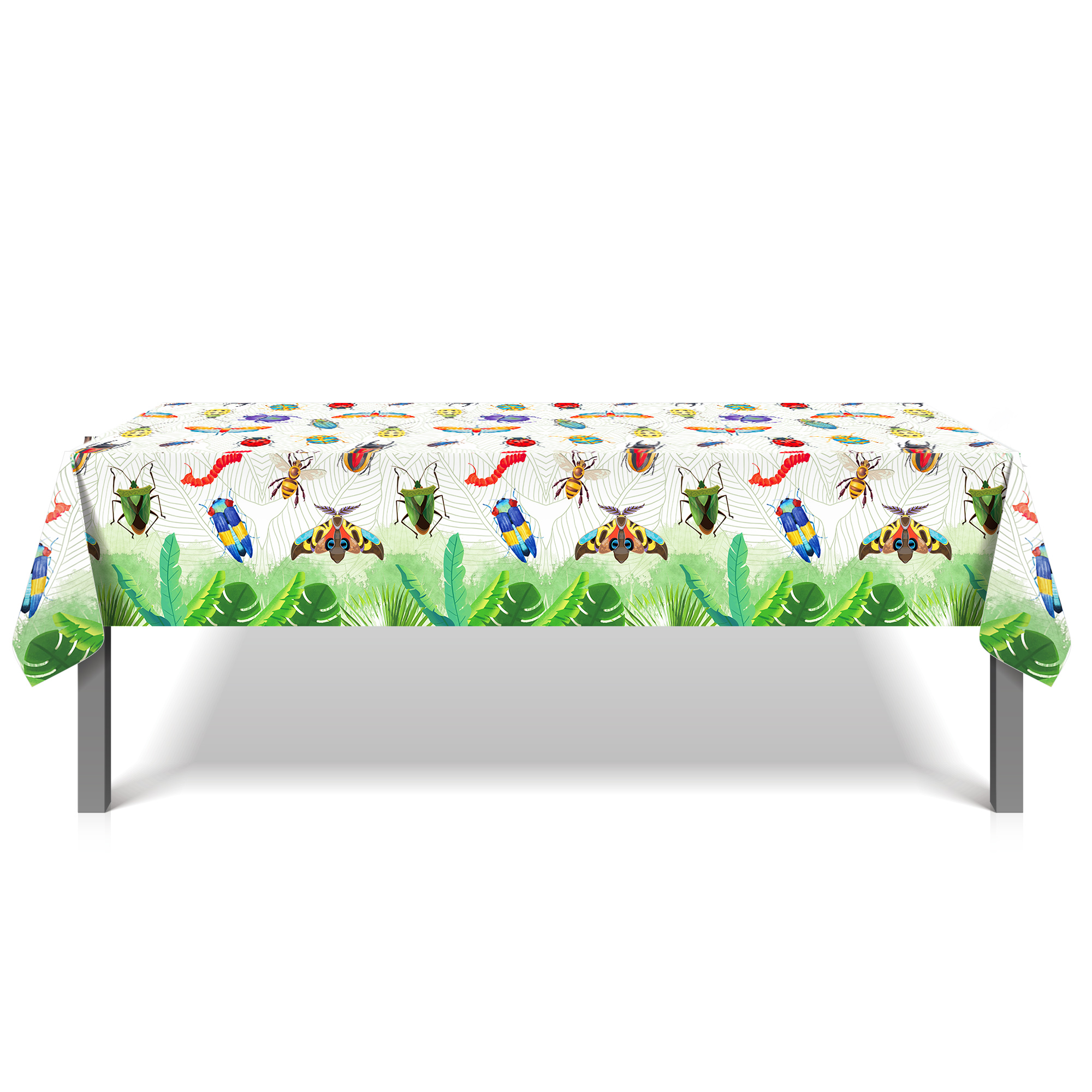130*220 センチメートル漫画春昆虫トンボパーティー使い - Table Cloth Disposable のレビューと価格