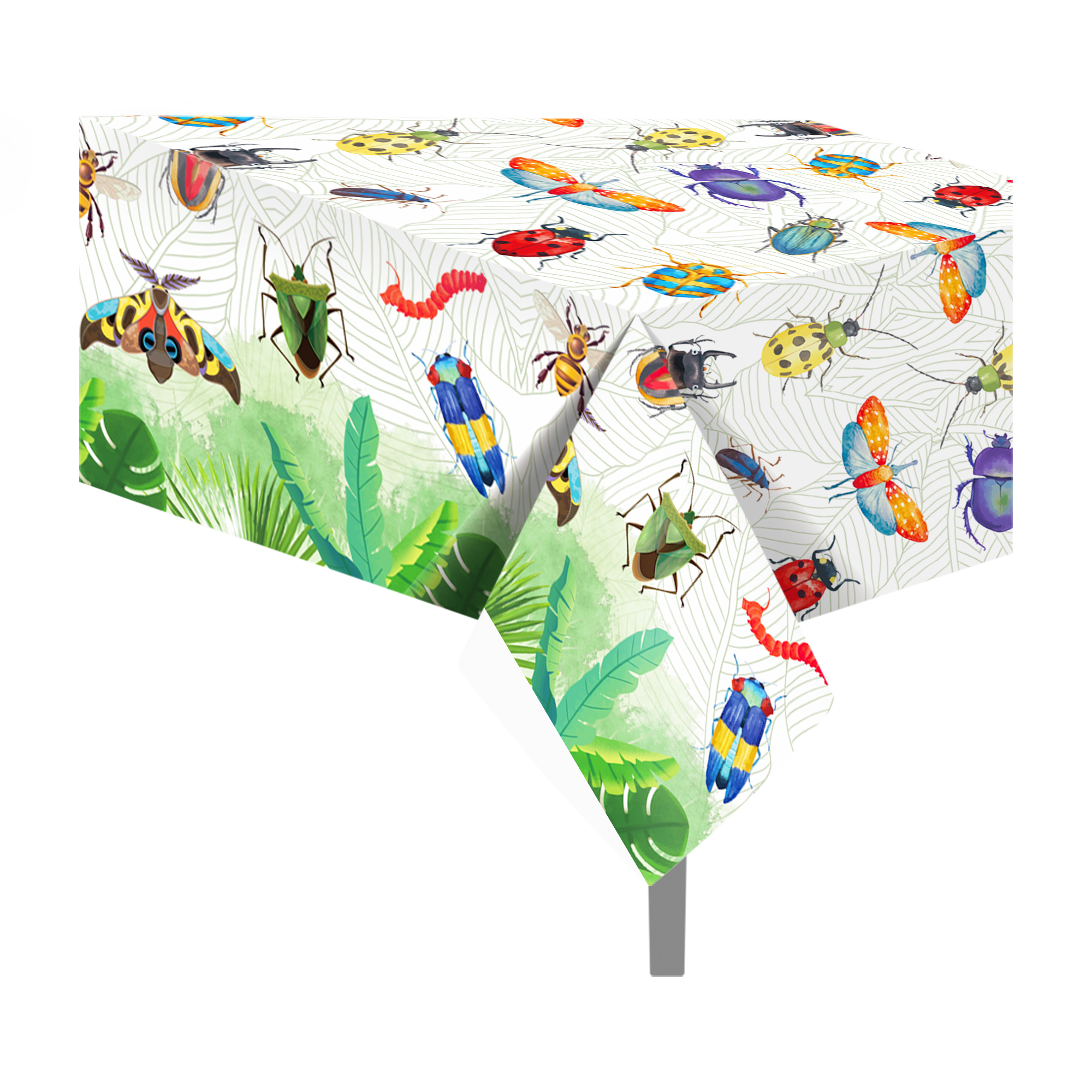 130*220 センチメートル漫画春昆虫トンボパーティー使い - Table Cloth Disposable のレビューと価格
