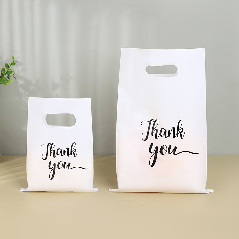 30 個ありがとうプラスチックハンドバッグ再利用可能なショッ - Event Party Shop のレビューと価格