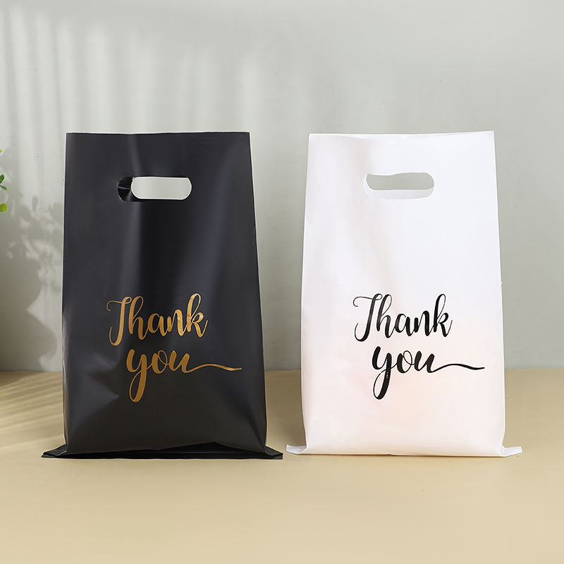 30 個ありがとうプラスチックハンドバッグ再利用可能なショッ - Event Party Shop のレビューと価格