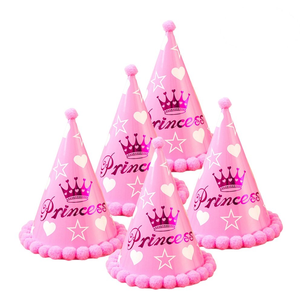 12 個の誕生日パーティーハット カラフルな水玉模様のハート - Party Hat Cone のレビューと価格