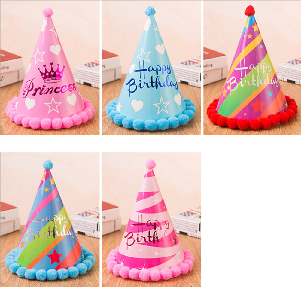 12 個の誕生日パーティーハット カラフルな水玉模様のハート - Party Hat Cone のレビューと価格
