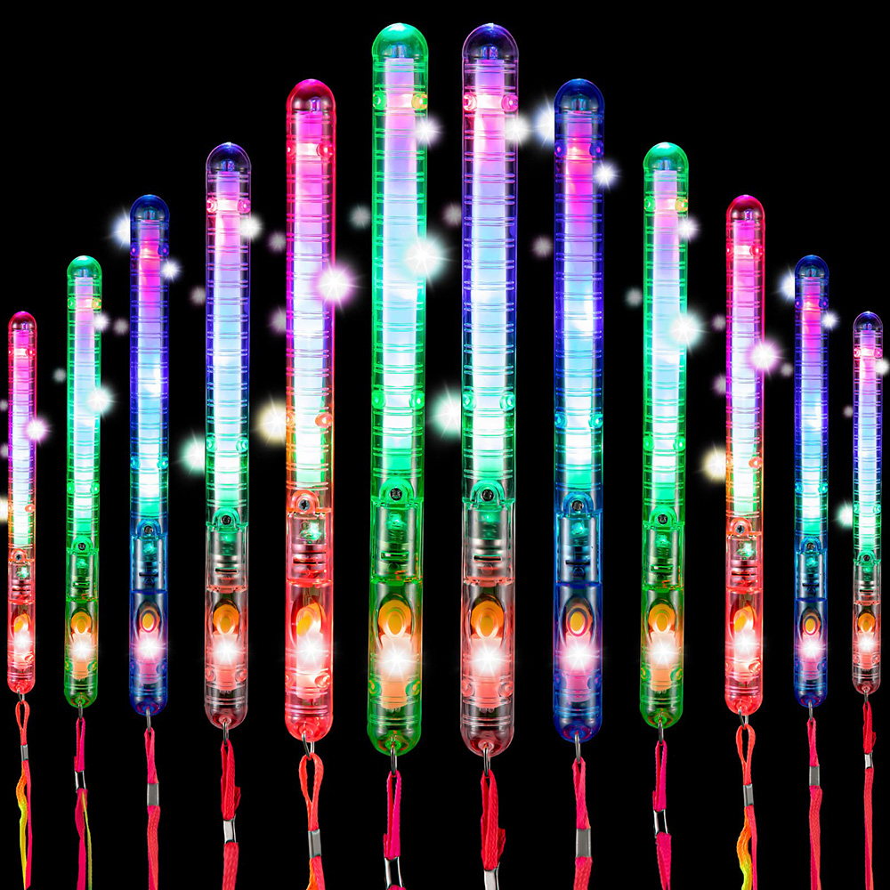 8/12/16個入り 光ファイバーワンド 光る杖 LEDワン - Cotton Candy Cone のレビューと価格