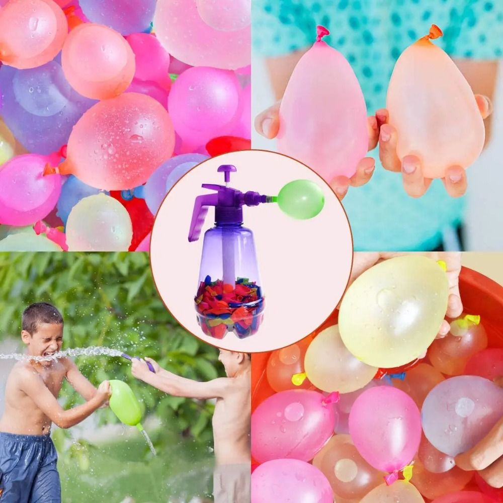 新しいポータブル空気水爆弾バルーンポンプ子供用パーティー屋外 - Balloon Pump Hand のレビューと価格