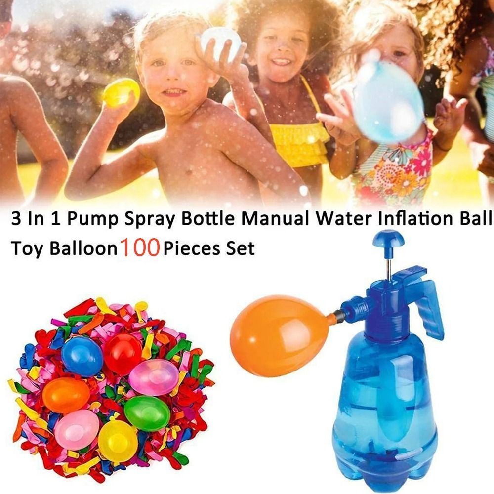 新しいポータブル空気水爆弾バルーンポンプ子供用パーティー屋外 - Balloon Pump Hand のレビューと価格