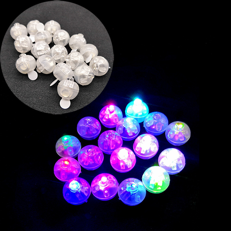 10 個ミニ LED バルーンライトカラフルな点滅発光タンブ - Led Balloon Light のレビューと価格