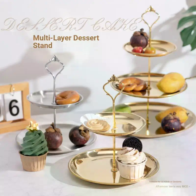 PFU/シルバー2/3段ケーキスタンド パーティーデザートタ - Cupcake Stand Tier のレビューと価格