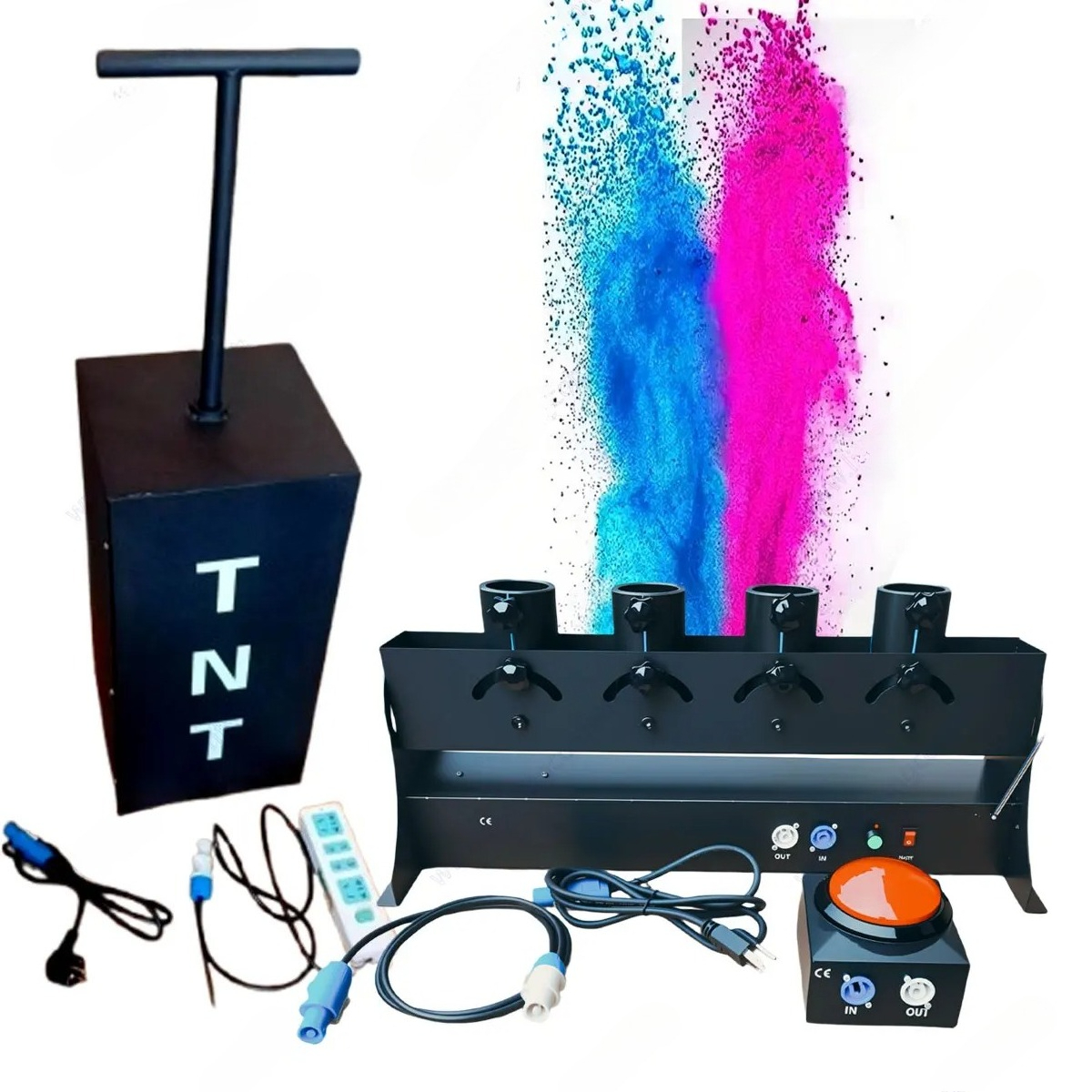 ベビーシャワー TNT 電子式スプレー紙吹雪パウダーキャノン - Confetti Cannon Tube のレビューと価格