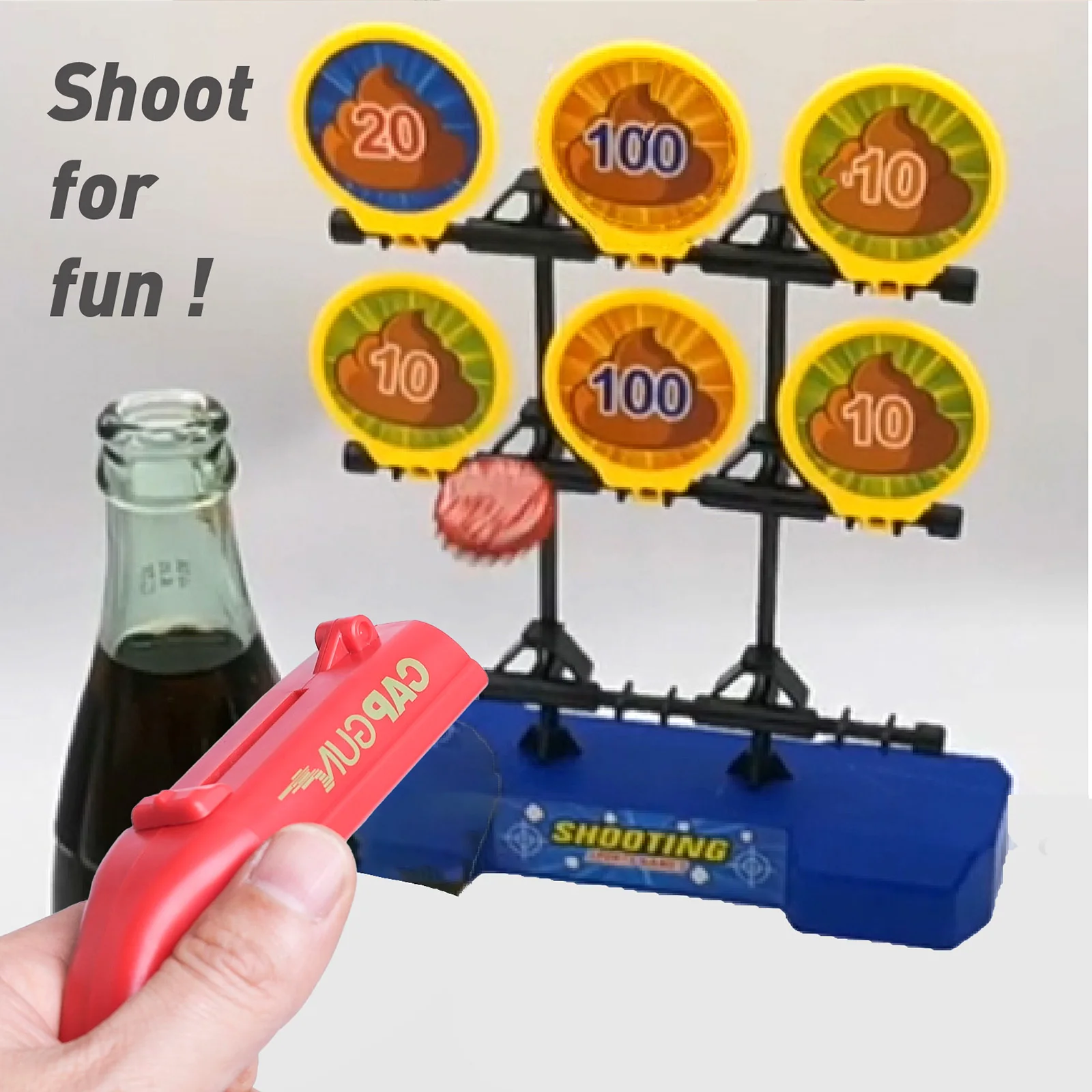 3個入りキャップガン式ボトルオープナー - キャップを飛ばす - Event Launch Party のレビューと価格