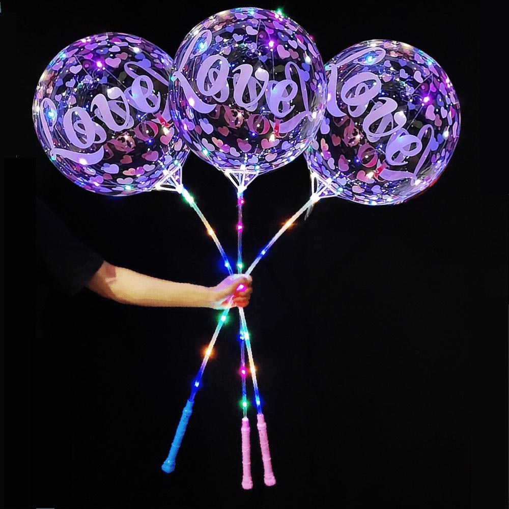 ライトストリング付きLEDライトバルーン,誕生日とバレンタイ - Led Balloon Light のレビューと価格