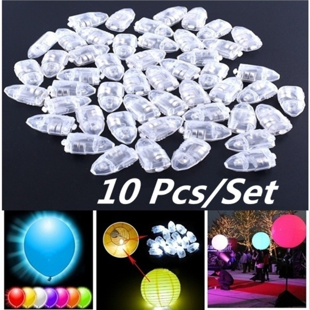 バルーン型LEDランプ,10ピース/セット,室内装飾ライト, - Led Balloon Light のレビューと価格