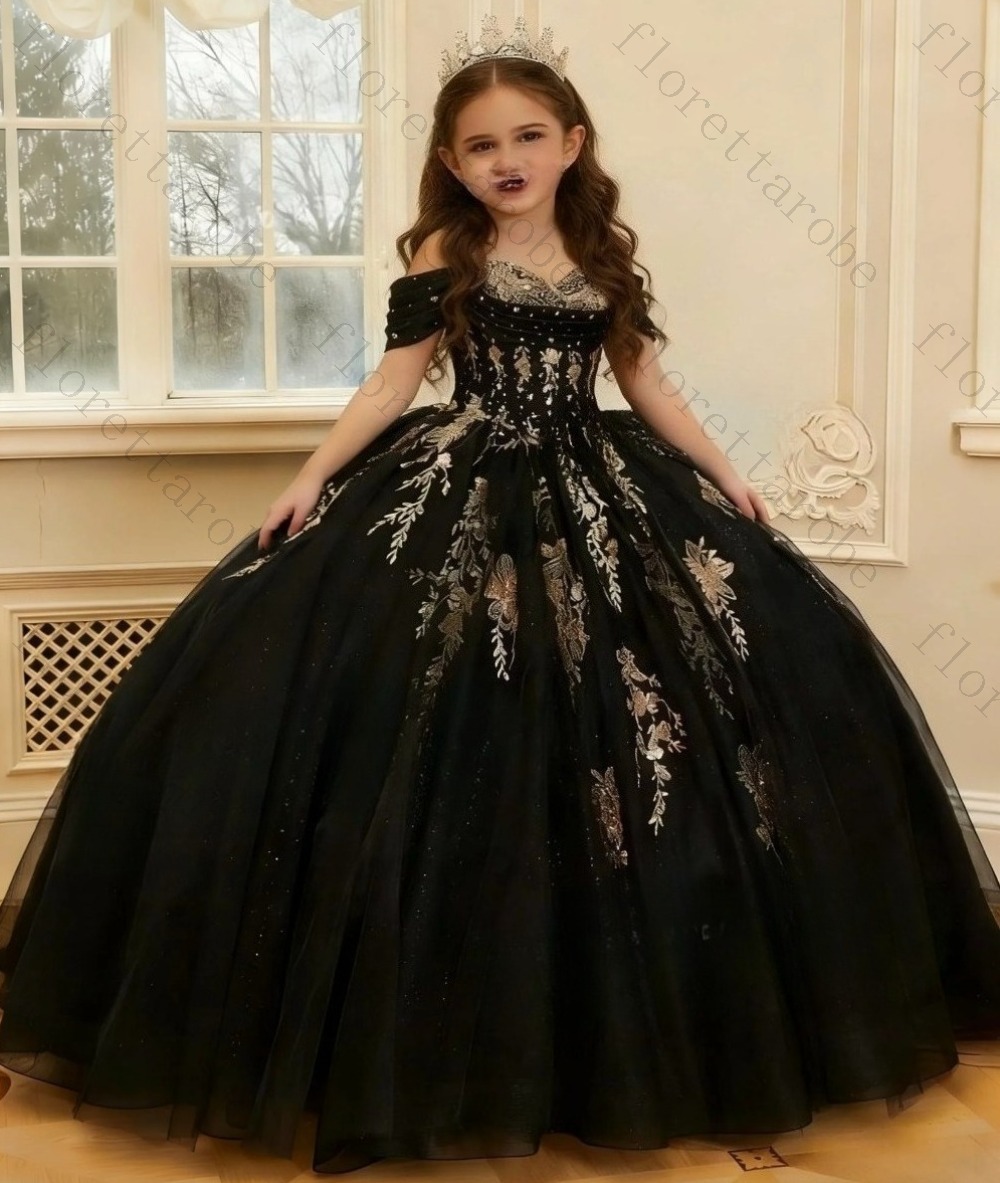 カスタマイズされたバーガンディオフショルダーフラワーガールド - Birthday Sash Glitter のレビューと価格